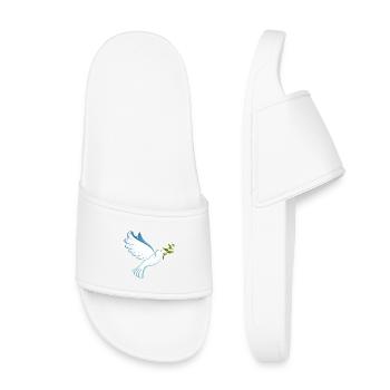 Colombe de la Paix - Claquettes enfant - blanc - Devant