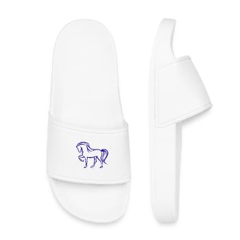 Cool Chevaux Islandais Chevaux Mare Horse Amour - Claquettes enfant - blanc - Devant