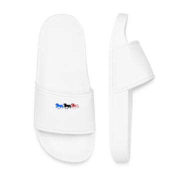 Icelandic Horses Gallop Horses Stallion Horse Fan - Kids’ Pool Sliders - white - Front