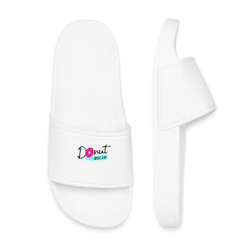 Donut Sweets Statement Snacking Delicious - Kids’ Pool Sliders - white - Front