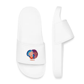 Signe du zodiaque Vierge - Claquettes enfant - blanc - Devant