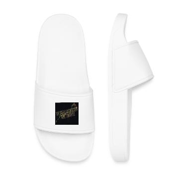 Wall Street We Trust Financial Motive - Kids’ Pool Sliders - white - Front