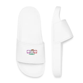 Sloth Statement Animal Sleep Chill Mammal - Kids’ Pool Sliders - white - Front