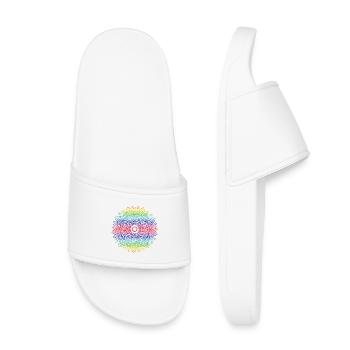 Mandala - Kids’ Pool Sliders - white - Front