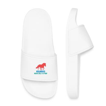 Icelandic Horses Pony Icelandic Pony Galopp Statement - Kids’ Pool Sliders - white - Front