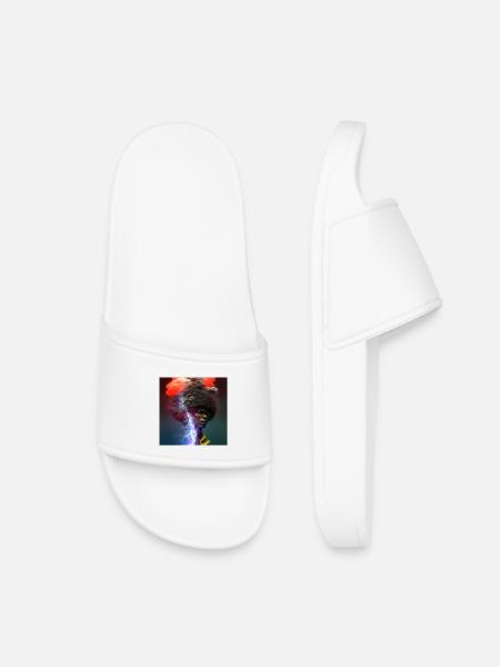 Portrait elektrik 12 - Claquettes enfant - blanc