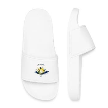 La vie est un voyage - Volez! - Claquettes enfant - blanc - Devant