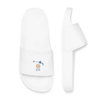 The constellation of Aries - Kids’ Pool Sliders - white - Front