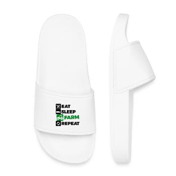 Déclaration sur les tracteurs de véhicules à moteur Agriculture agricole biologique - Claquettes enfant - blanc - Devant