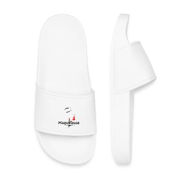 Maquilleuse - Claquettes enfant - blanc - Devant