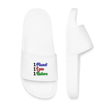 Nature Conservation Nature Planète Terre Déclaration Environnement - Claquettes enfant - blanc - Devant