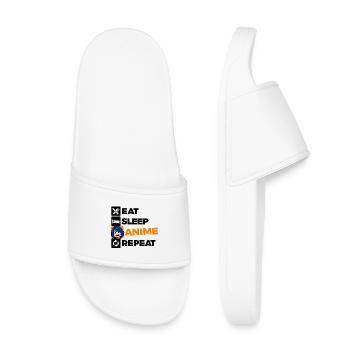 Anime Japanese Statement Cartoon Manga Comic - Kids’ Pool Sliders - white - Front