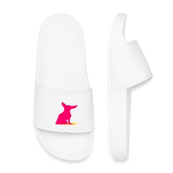 Chihuahua Dogs PINK - Kids’ Pool Sliders - white - Front