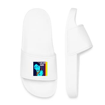 Madonna mit Handy - Kinder Badelatschen - Weiß - Vorne