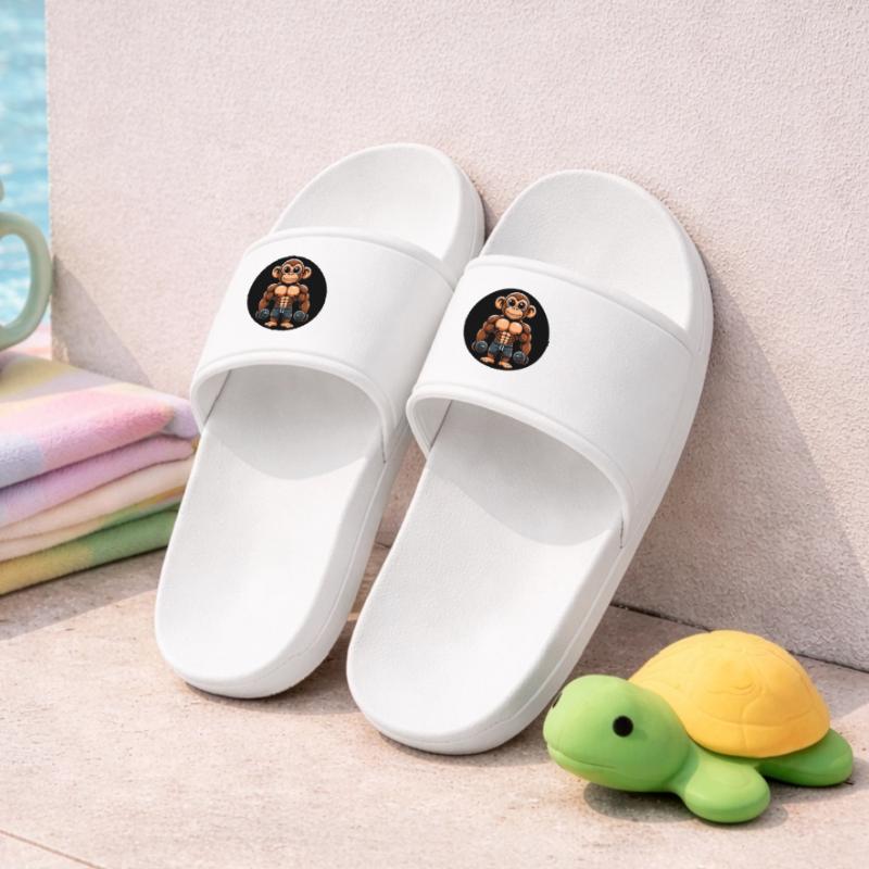 Monkey Chimpanzee Bodybuilder Training Kids’ Pool Sliders