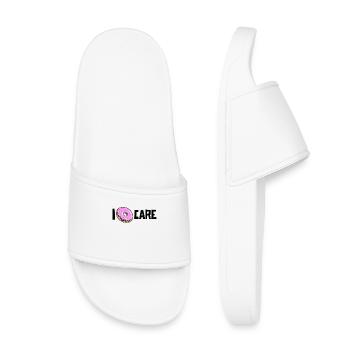 Anyway, funny statement donut doesn't matter to me - Kids’ Pool Sliders - white - Front