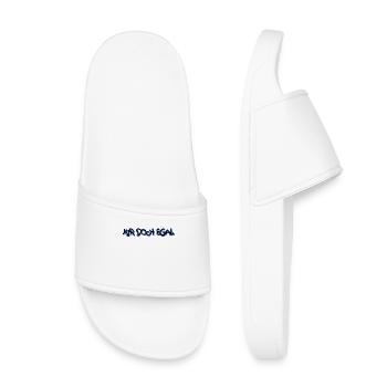 Je m’en fous Statement Attitude Chill - Claquettes enfant - blanc - Devant