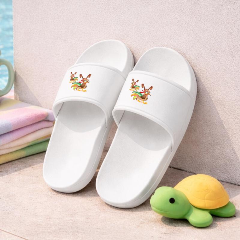 EASTER CHICKENS EASTER BUNNIES COUPLES Kids’ Pool Sliders
