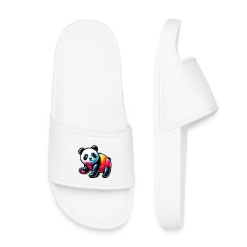 Panda - Claquettes enfant - blanc - Devant