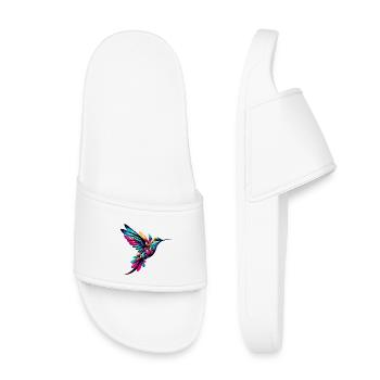 Kolibri - Kinder Badelatschen - Weiß - Vorne