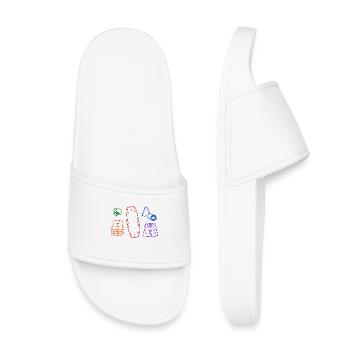Surfing, wakeboard, surfboard, water skiing, water sports - Kids’ Pool Sliders - white - Front
