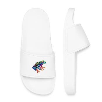 Frog - Kids’ Pool Sliders - white - Front