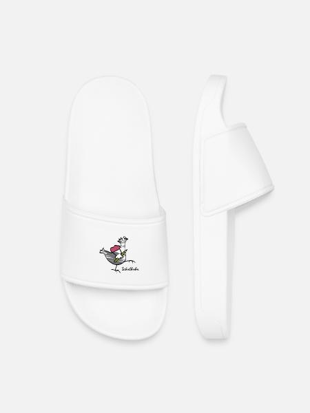 Poulet de première année RIKELS pour le pommeau de l’école - Claquettes enfant - blanc