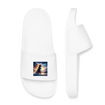 Bouvier bernois - Claquettes enfant - blanc - Devant