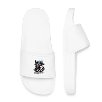 Que se passe-t-il? Lunettes de soleil pour chien berger allemand - Claquettes enfant - blanc - Devant