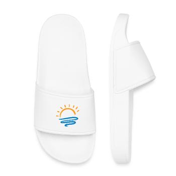 Sun & Sea - Kids’ Pool Sliders - white - Front
