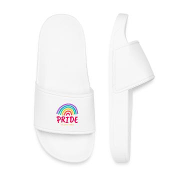 Pride rose #diversitymatters - Claquettes enfant - blanc - Devant