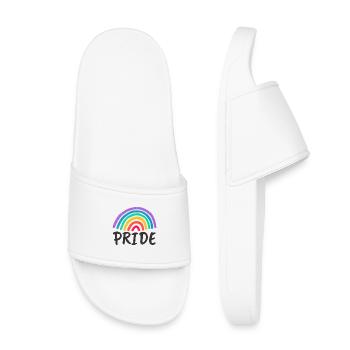 PRIDE - Prêt pour le mois de la fierté ! - Claquettes enfant - blanc - Devant