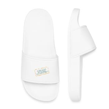 On s'en fout et ça fait du bien - Claquettes enfant - blanc - Devant