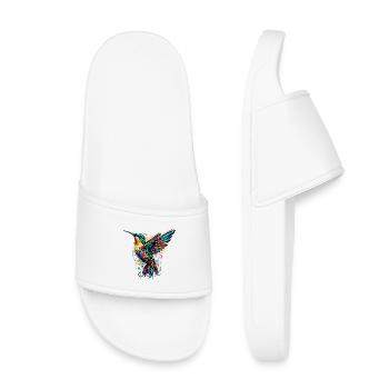 Kolibri - Kinder Badelatschen - Weiß - Vorne
