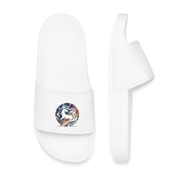 Fantasy Licorne Galaxy Swirl Design - Claquettes enfant - blanc - Devant