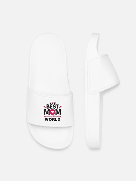 Beste Mama der Welt - Kinder Badelatschen - Weiß
