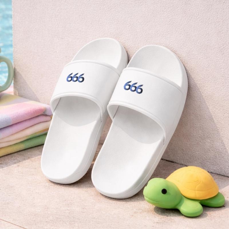 666 Satan Symbol - Devil - Evil Kids’ Pool Sliders