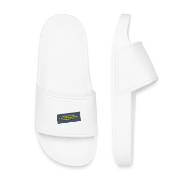 C'est pas ma faute si vous avez mauvais goût - Claquettes enfant - blanc - Devant