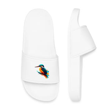 Kingfisher - Kids’ Pool Sliders - white - Front
