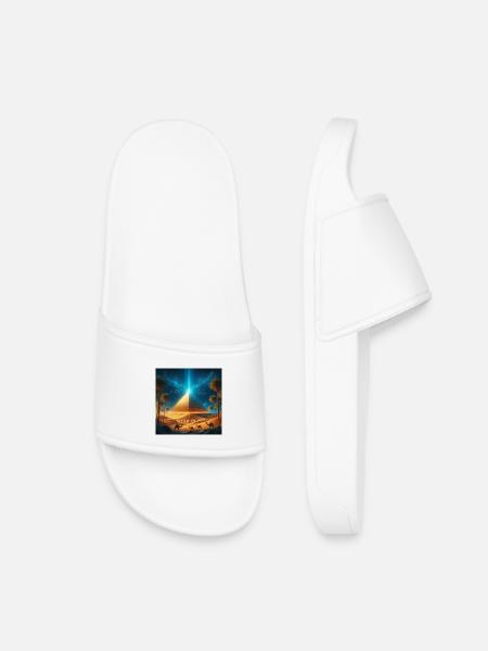 Pyramid 8 - Kids’ Pool Sliders - white