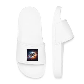 Symbol 1 - Kids’ Pool Sliders - white - Front