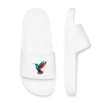Kolibri - Kinder Badelatschen - Weiß - Vorne