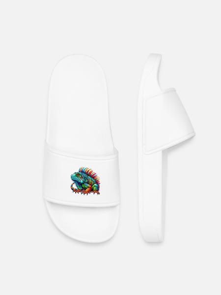 Iguana - Kids’ Pool Sliders - white