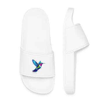Kolibri - Kinder Badelatschen - Weiß - Vorne