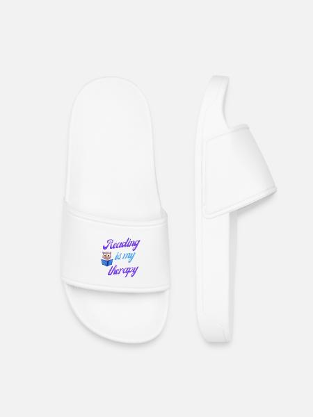 Reading therapy gift - Kids’ Pool Sliders - white