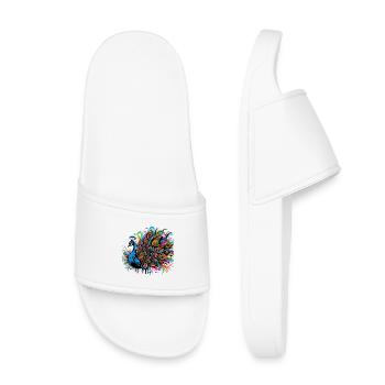 Paon - Claquettes enfant - blanc - Devant