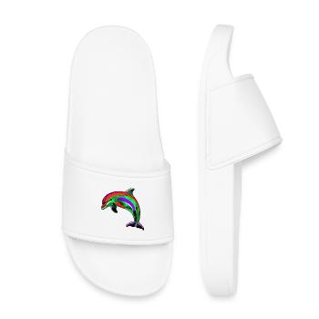 Dauphin - Claquettes enfant - blanc - Devant