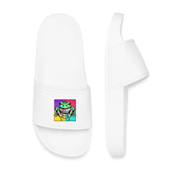 Grenouille - Claquettes enfant - blanc - Devant