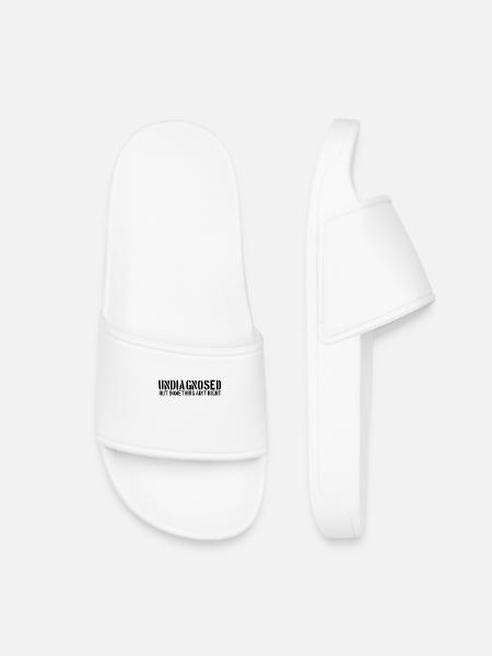 Undiagnosed - Kids’ Pool Sliders - white