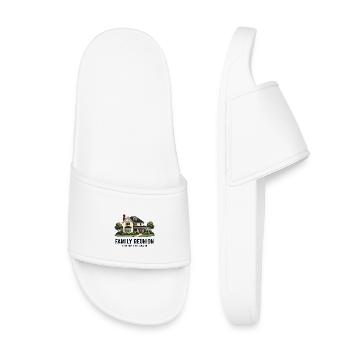 Family Reunion - Controlled Chaos - Kids’ Pool Sliders - white - Front